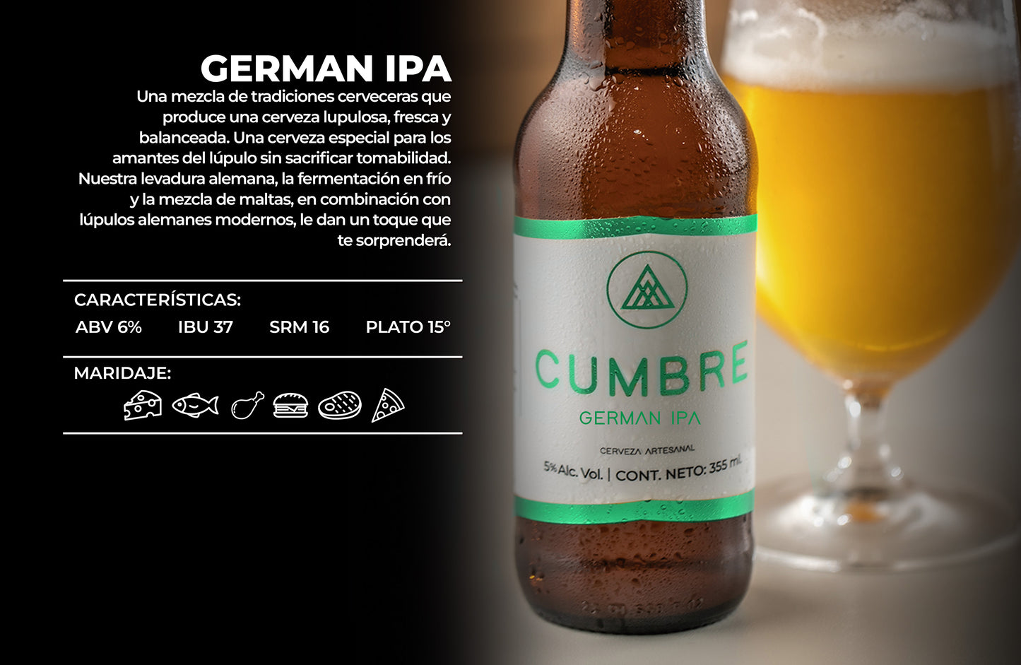 Cerveza Cumbre Pack Mixto Helles, Munich Lager, Light Lager y German IPA