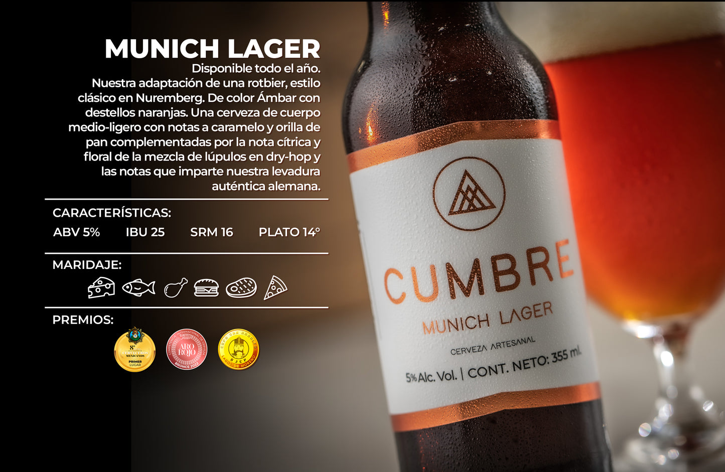 Cerveza Cumbre Munich Lager